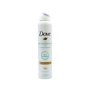 اسپری ضد تعریق زنانه 48 ساعته مناسب پوست حساس داو مدل For Sensitive Skin حجم 200 میل