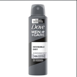 اسپری ضد تعریق و ضد لک مردانه 48 ساعته داو مدل Invisible Dry حجم 200 میل