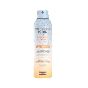 اسپری ضد آفتاب بیرنگ ایزدین مدل Transparent Spray Wet Skin SPF 50 حجم 250 میل