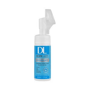 فوم شستشو صورت برس دار مناسب پوستهای خشک و معمولی درمالیفت مدل Hydralift حجم 150 میل
