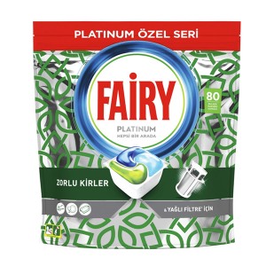 قرص ماشین ظرفشویی فیری مدل Platinum بسته 80 عددی