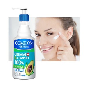 کرم مرطوب کننده مناسب پوست خشک حاوی ویتامین B کمپلکس کامان مدل B-Complex حجم 400 میل