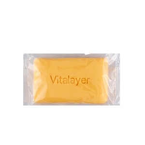 پن روشن کننده غیر صابونی ویتالیر مدل Vitamin C وزن 100 گرم