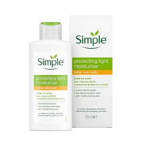 کرم مرطوبکننده و محافظتکننده سیمپل مدل Protecting Light Moisturiser SPF 15 حجم 125 میل