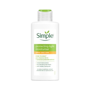 کرم مرطوب‌کننده و محافظت‌کننده سیمپل مدل Protecting Light Moisturiser SPF 15 حجم 125 میل
