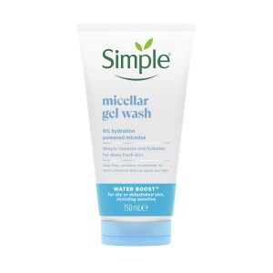 ژل شستشوی آبرسان صورت مناسب پوست های خشک و حساس سیمپل مدل Micellar Gel Wash حجم 150 میل