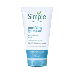 ژل شستشوی پاککننده و کنترلکننده چربی سیمپل مناسب پوست چرب مدل Purifying Gel Wash حجم 150 میل