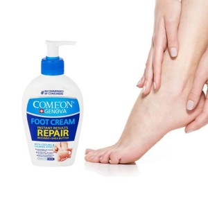 کرم ترمیم‌کننده ترک پا کامان حاوی شی باتر و موم زنبور عسل مدل Foot Cream حجم 230 میل