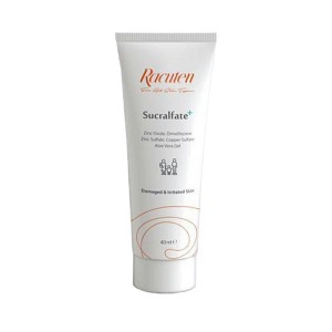 کرم ترمیم‌کننده و ضد التهاب راکوتن حاوی سوکرالفیت و زینک اکساید مدل Sucralfate+ حجم 40 میل