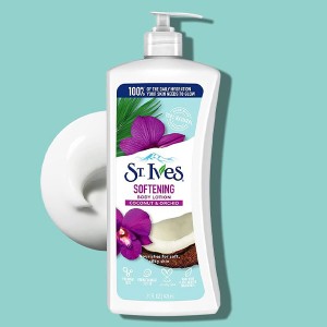 مرطوب‌کننده بدن St. Ives Softening، رایحه نارگیل و ارکیده