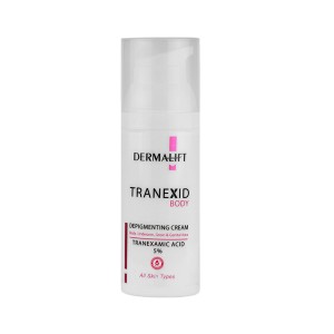 کرم بدن روشن‌کننده درمالیفت Tranexid، یکنواخت‌سازی تون و شفافیت