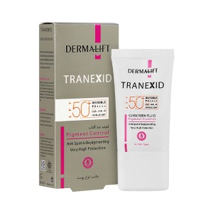 فلوئید ضد آفتاب ضد لک و روشنکننده درمالیفت حاوی ترانگزامیک اسید مدل Tranexid SPF 50 حجم 40 میل