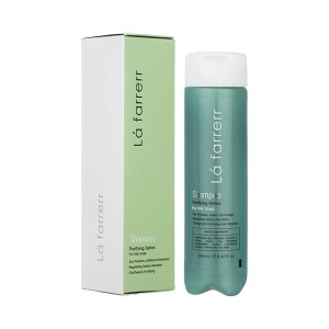 شامپو تنظیم کننده چربی سر مناسب موهای چرب و کدر لافارر مدل PURIFYING SERIES حجم 250 میل