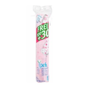 پد آرایش پاک کن دور دوخت ایپک بسته 130 عددی تهیه شده از 100% پنبه خالص