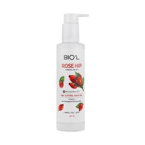 کرم مرطوب کننده دست و صورت بیول مدل Rose Hip حاوی روغن آووکادو و مجموعه ویتامینهای A تا P حجم ۲۵۰ میل