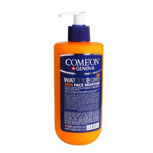 کرم آبرسان صورت و بدن کامان مدل Water Bomb Total Care مخصوص آقایان حاوی هیالورونیک اسید و Q10 حجم ۵۰۰ میل