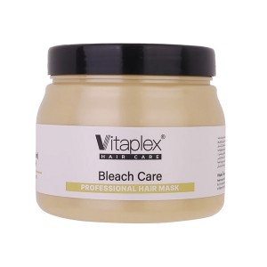 ماسک موی ترمیم کننده فاقد سولفات ویتاپلکس مدل Bleach Care حاوی سرامید و کراویس حجم ۵۰۰ میل