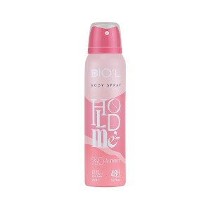 اسپری خوشبو کننده زنانه بیول مدل Hold Me با ماندگاری ۴۸ ساعته و فاقد آلومینیوم حجم ۱۵۰ میل