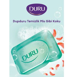 صابون جامد حمام دورو مدل Jungle Fresh با رایحه طراوت جنگل بسته ۴ عددی (۴ × ۱۵۰ گرم)