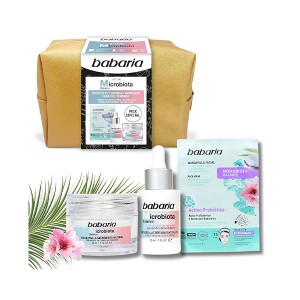 پک سه عددی مراقبت از پوست باباریا مدل Microbiota حاوی سرم، کرم و ماسک احیا کننده