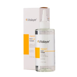 تونر ویتامین C و روشن کننده ویتالیر حاوی نیاسینامید و هیالورونیک اسید حجم ۲۰۰ میل