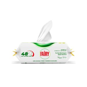 دستمال مرطوب  تمیز کننده و ضد عفونی کننده چند منظوره فیری  با رایحه لیمو حاوی جوش شیرین و سرکه بسته 100 عددی