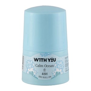 رول ضد تعریق زنانه ۴۸ ساعته ویت یو مدل Calm Ocean فاقد الکل و آبرسان حجم ۵۰ میل