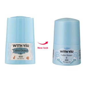 رول ضد تعریق زنانه ۴۸ ساعته ویت یو مدل Calm Ocean فاقد الکل و آبرسان حجم ۵۰ میل