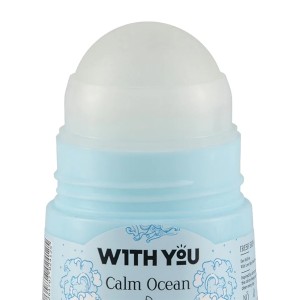 رول ضد تعریق زنانه ۴۸ ساعته ویت یو مدل Calm Ocean فاقد الکل و آبرسان حجم ۵۰ میل