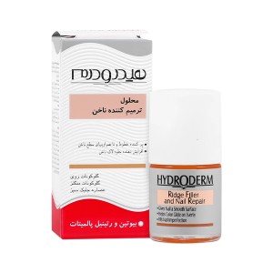 محلول ترمیم کننده ناخن هیدرودرم پرکننده خطوط و ناهمواری‌های سطح ناخن حجم ۸ میل