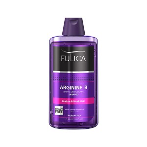 شامپو تقویت کننده و براق کننده فولیکا فاقد سولفات حاوی آرژنین حجم ۴۰۰ میل