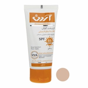 کرم ضد آفتاب رنگی آردن SPF 46 فیزیکال (مینرال) مناسب پوست‌های معمولی و حساس حجم ۵۰ میل