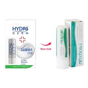 بالم لب ترمیم کننده و التیام دهنده هیدرودرم حاوی روغن‌های طبیعی و ویتامین وزن ۴.۵ گرم