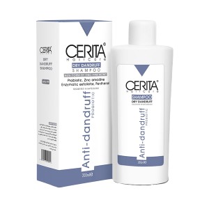 شامپو ضد شوره سریتا حاوی پانتنول و پروبیوتیک مناسب موهای خشک حجم ۲۰۰ میل