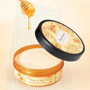 کره بدن مغذی و مرطوب کننده دیپ سنس حاوی شی باتر و موم زنبور عسل حجم ۲۰۰ میل