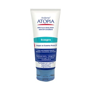 لوسیون شوینده صورت و بدن آردن اتوپیا حاوی ۵۰٪ روغن نرم کننده مناسب پوست‌های خیلی خشک حجم ۲۰۰ میل