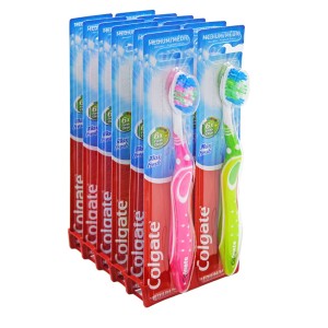 مسواک کلگیت مدل Max Fresh برس نرم دارای پاک کننده زبان (تنوع رنگی رندوم)