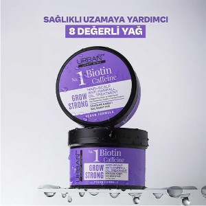 روغن مراقبت کننده مو اوربن کر مدل No.1 حاوی بیوتین و کافئین محرک رشد و تقویت کننده حجم ۲۴۰ میل