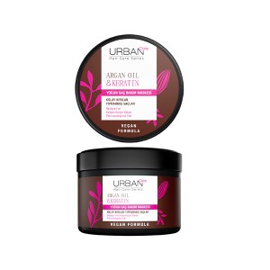 ماسک موی مراقبت کننده قوی اوربن کر حاوی کراتین و روغن آرگان مناسب موهای آسیب دیده و وزدار حجم ۲۳۰ میل