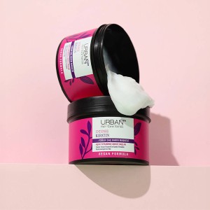 ماسک موی بازسازی و احیا کننده اوربن کر مدل Intense Keratin مناسب موهای ضعیف و آسیب دیده حجم ۲۳۰ میل