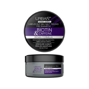 ماسک لایه بردار مو و پوست سر اوربن کر حاوی بیوتین و کافئین ضد ریزش و تقویت کننده حجم ۲۰۰ میل