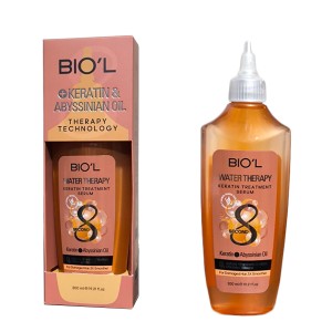 سرم تقویت کننده و ترمیم کننده مو بیول مدل Water Therapy حاوی کراتین احیا کننده حجم ۲۰۰ میل