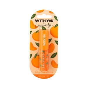 بالم لب نرم کننده و مرطوب کننده ویت یو حاوی روغن‌های طبیعی با رایحه نارنگی وزن ۲.۶ گرم