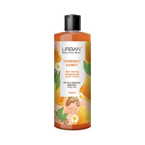 شامپو بدن روشن کننده اوربن کر Turmeric Honey با رایحه عسل و زردچوبه حجم ۷۵۰ میل