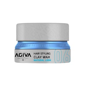واکس مو آگیوا مدل Natural Look شماره 06 با فینیش طبیعی و انعطاف‌پذیری بالا حجم ۱۵۵ میل