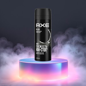 اسپری ضد تعریق ۴۸ ساعته مردانه آکس مدل Black با رایحه خنک و تکنولوژی ضد بو حجم ۱۵۰ میل