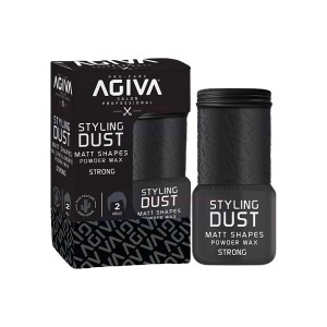 پودر وکس حجم دهنده و حالت دهنده مو آگیوا مدل Styling Dust Strong با قدرت نگهدارندگی بالا وزن ۲۰ گرم