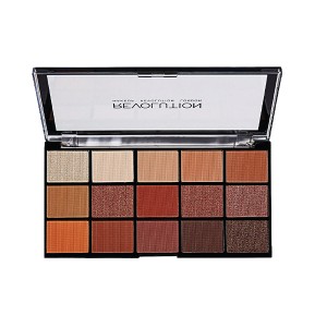 پالت سایه چشم ۱۵ رنگ رولوشن مدل Reloaded Iconic Fever با پیگمنت فوق‌العاده و تناژ گرم وزن هر سایه ۱.۱ گرم