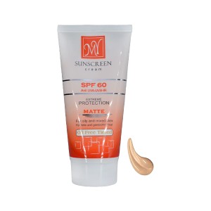 ضد آفتاب رنگی مای مدل Matte با فینیش مات ضد براقی و محافظت حداکثری حجم ۵۰ میل