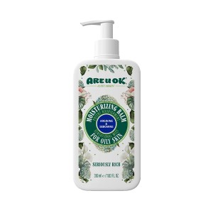 بالم بدن آر یو اوکی حاوی آرژنین و آلانتوئین مناسب پوست های چرب  با خاصیت آبرسانی و ترمیم‌کننده بافت پوست حجم ۳۵۰ میل